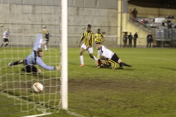 VITAL: Haidarovic notches in the final minute v Erith Town